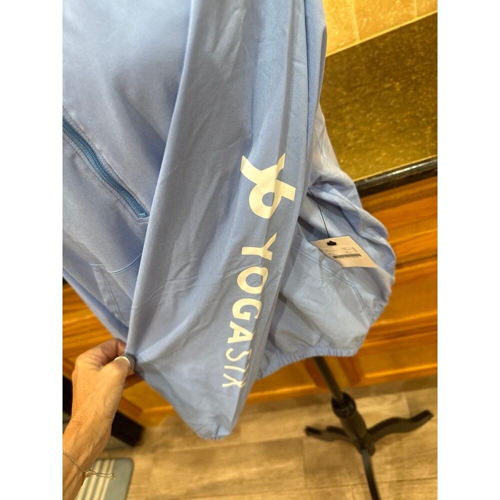 Beyond Yoga Half Zip Pullover Flower Blue M NWT - Picture 7 of 10